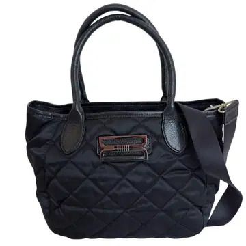 DAKS 닥스 2way 토트 숄더백 블랙 퀼팅