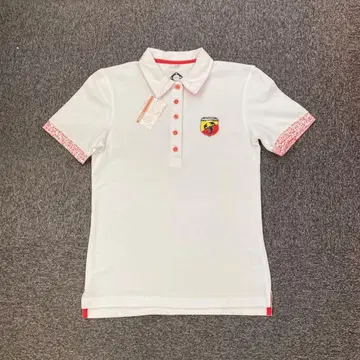 [미착용 택 포함] ABARTH 피케 셔츠 L 사이즈