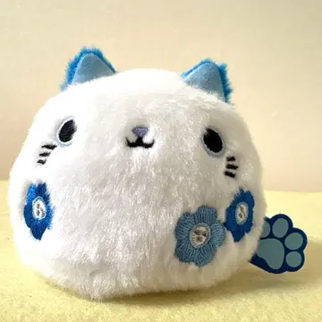 꽃 고양이 둥지 네모필라 봉제 인형 마스코트 택 포함 새상품