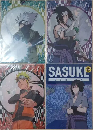 NARUTO 개폐식 롱 홀더 4개 세트