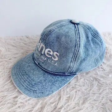 Hanes 헤인즈 90s 슬라이드 조절 데님 캡 모자 58