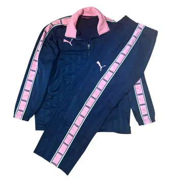 PUMA 네이비/핑크 저지 세트 4
