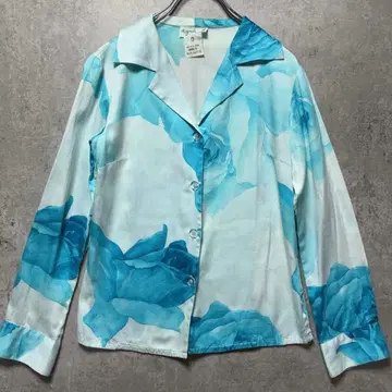 agnes b. 에네스베 로즈 프린트 셔츠 꽃무늬 장미 블라우스