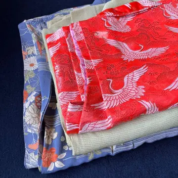 23 어린이 기모노 3장 묶음 판매 재료 순수 실크