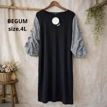 49 새상품 빅 사이즈 BEGUM 2way 원피스