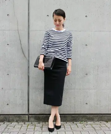 JANE & SERGE with 두지엠 클라세 보더 티셔츠