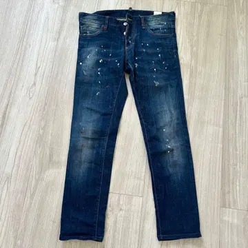 DSQUARED2 데님 팬츠 48 페인트