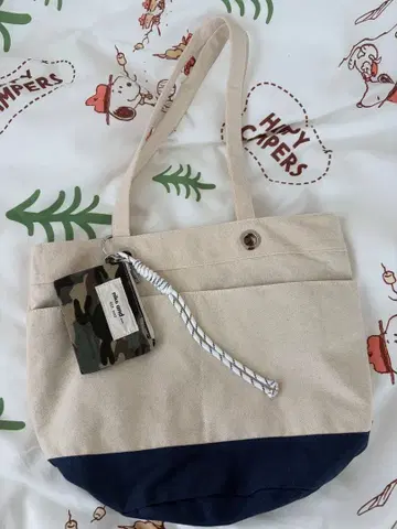 niko and - 니코앤드 비둘기 아일렛 토트백 아이보리