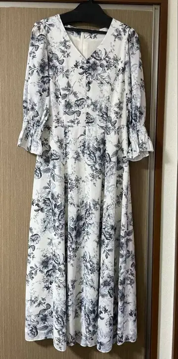 Diagram 봄 원피스 7분 소매