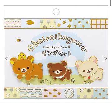 갈색 곰 핀즈 세트