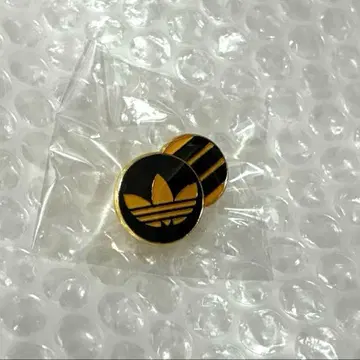 빈티지 adidas 아디다스 로고 트레포일 마크 핀 배지