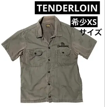 레어 XS 사이즈 TENDERLOIN 텐더 로인 반팔 워크 셔츠