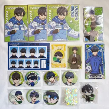 블루 록 이사기 요이치 캔뱃지 색지 아크릴 스탠드 카드