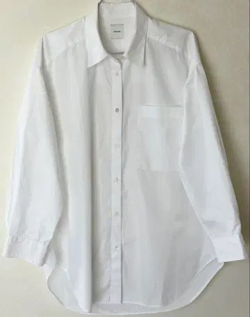 스픽 앤 스팬 긴팔 오버 셔츠 화이트 프리 사이즈