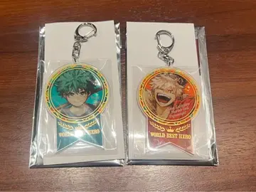 히로아카 원화전 아크릴 키링 WORLD BEST HERO 바쿠고
