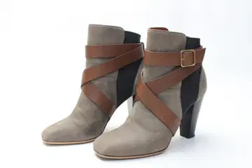 미셸 비비안 벨트 디자인 고어 부츠(37) 새상품급