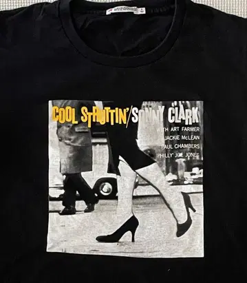 JAZZ T셔츠 Sonny Clark 소니 클라크 블랙 S UT