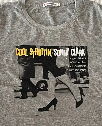JAZZ T셔츠 Sonny Clark 소니 클락 그레이 S UT