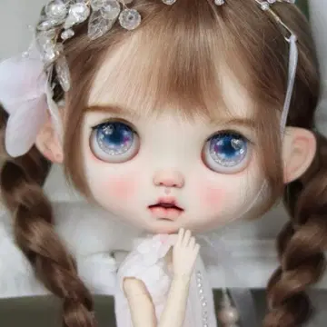 커스텀 브라이스 해외 작가님 핑크 수정 크리스탈 달콤 귀여움 풀세트