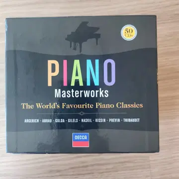 美品‼️PIANO Masterworks CD 50枚 데카 피아노 마스터워크 Piano Masterworks CD 50장 세트 | 브랜드