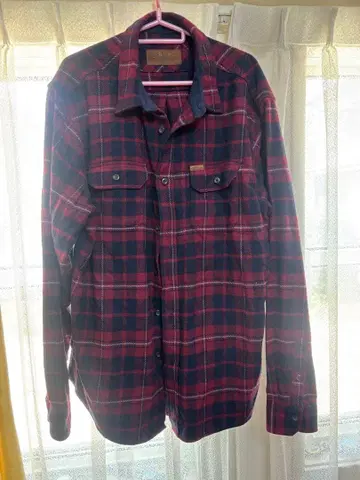 ORVIS 체크 무늬 플란넬 셔츠 XL 낚시에 최적