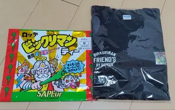 sapeur 사풀 빅쿠리맨 콜라보 T셔츠 야마토폭신 M 블랙