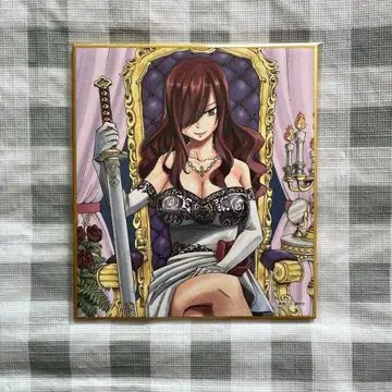 페어리 테일 트레이딩 미니 색지 엘자 스칼렛