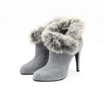 DIANA 다이애나 천연 가죽 퍼 숏부츠 (23cm) 새상품급