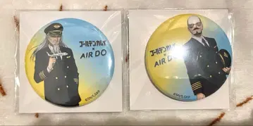골든 카무이 AIRDO 캔뱃지 히지카타 츠루미 세트