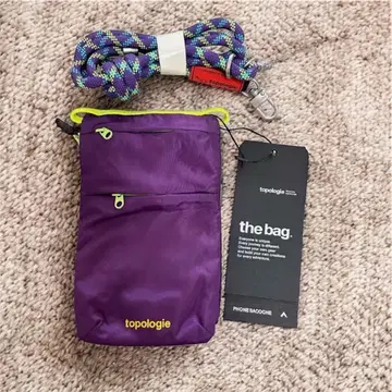 Topologie 토폴로지 숄더백 퍼플 폰 사코슈