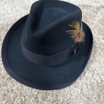 [가격 인하!] STETSON 비버 래빗 햇 네이비 58cm