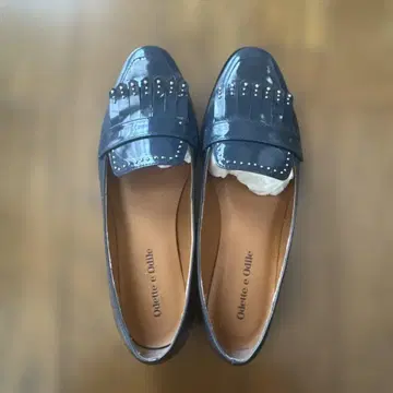 Odette e Odile 네이비 에나멜 로퍼 컨디션 최상