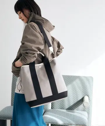 [새상품급] TOPKAPI 스코치 그레인 토트 백 L