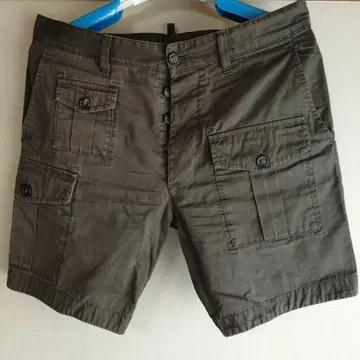 Dsquared2 카고 숏팬츠 올리브색 사이즈 44