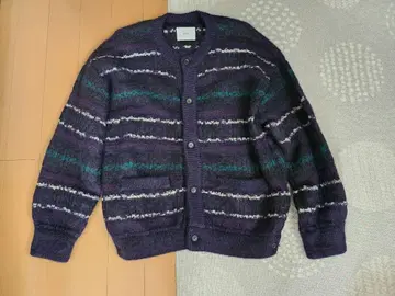 stein 모헤어 페어아일 니트 가디건