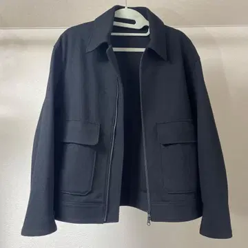 PLST 블랙 집업 블루종