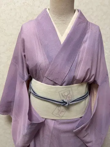 여름 아이템 순수 실크 스와토 무지 기모노