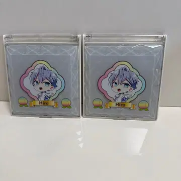 컬러풀 피치 히로 컴팩트 거울 2개 세트 (낱개 판매 불가)