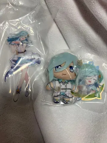 프로세카 세가 럭키 쿠지 히노모리 시즈쿠 아크릴 스탠드 키링 푸치 누이