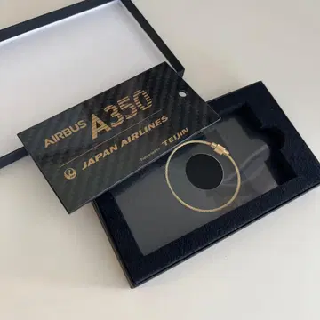 일본항공 JAL 에어버스 A350 취항 기념 카본 네임택 TEIJIN제