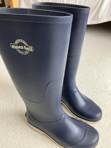 [ 1회 착용 ] 몽벨 레인부츠 montbell 장화 23cm 네이비
