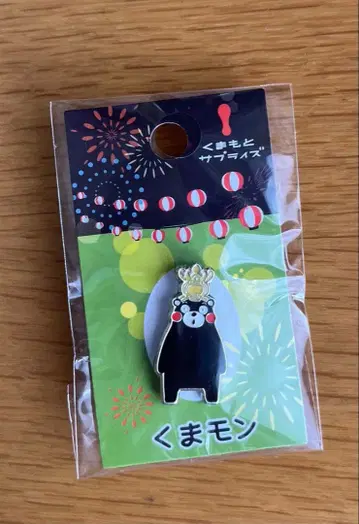 쿠마몬 핀 배지 왕관 디자인