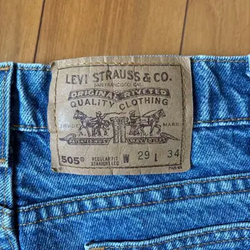 Levi's 505 데님 W29 L34