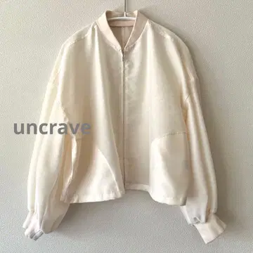 uncrave 앙크레이브 시어 블루종 에크루