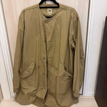 FOB FACTORY 밀리터리 자켓 사이즈 3 베이지 F2393