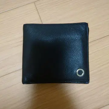 불가리 블랙 이단 접이식 지갑