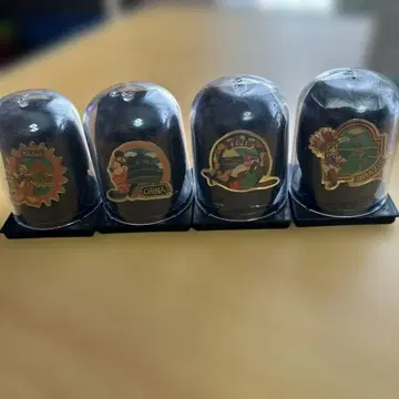 모리나가 제과 디즈니 핀즈 컬렉션 세계 여행 4개 묶음 판매