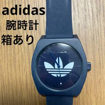 adidas 네이비 손목시계 실리콘 밴드