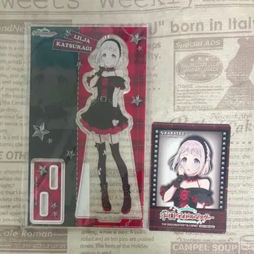 학마스 카츠라기 리리아 카라테츠 콜라보 아크릴 스탠드 트레이딩 카드