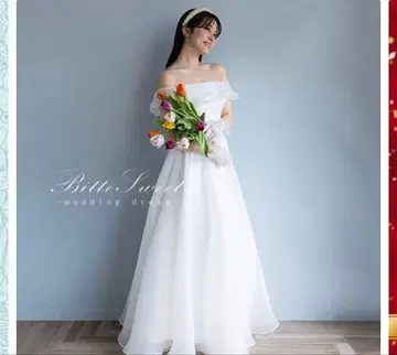 DRESS B'SWEET 오프숄더 웨딩 드레스 M 사이즈